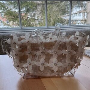 Transparent Floral Women's Bag